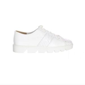 Bernardo Womens Dakota Woven White Fashion Sneaker Size 9.5 M